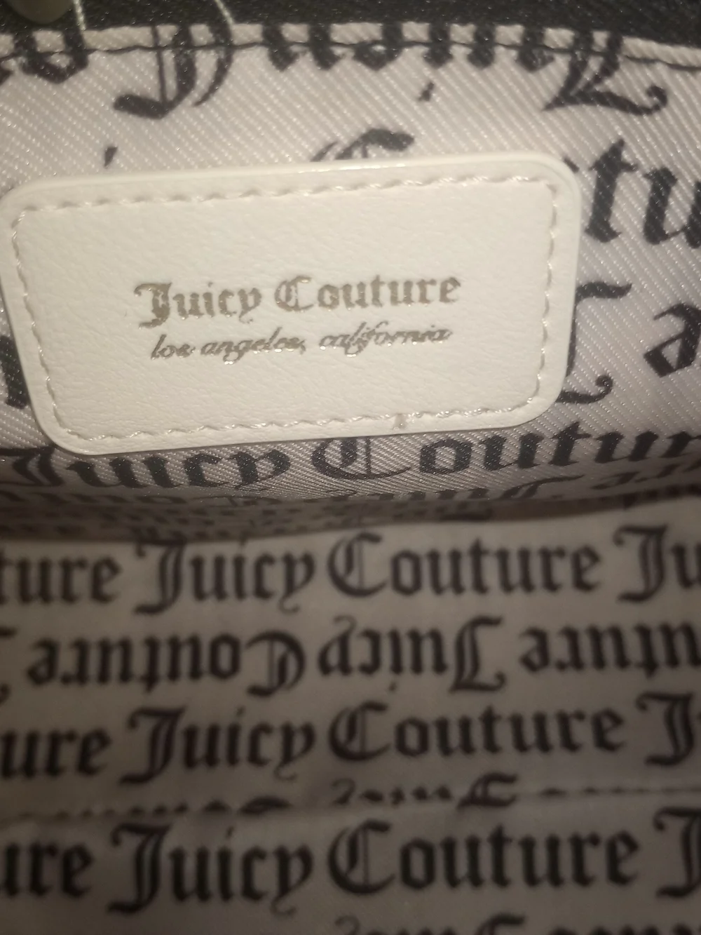 Juicy Couture Mint Green Velvet Satchel with White Handles